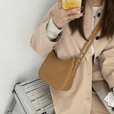 Moon Shape Shoulder Crossbody Bag Ladies Purse Small Female HandBag