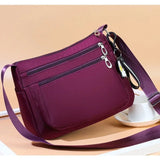 Multi-Layer Shoulder Bag Crossbody Lightweight Cloth Backpack