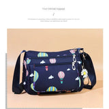 Multi-Layer Shoulder Bag Crossbody Lightweight Cloth Backpack