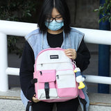 Waterproof Shoulder School Bags for Teenage Girls Backpack