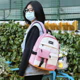 Waterproof Shoulder School Bags for Teenage Girls Backpack