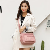 Women's Nylon Crossbody Bag Solid Shoulder Bags
