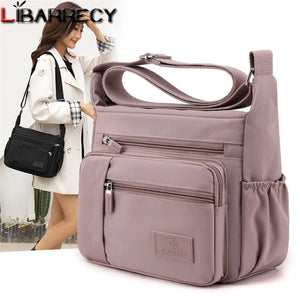 Women's Nylon Crossbody Bag Solid Shoulder Bags