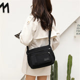 Women's Nylon Crossbody Bag Solid Shoulder Bags