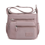 Waterproof Nylon Crossbody Bag with Pockets