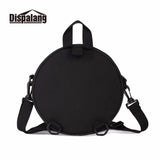Round Cartoon Messenger Bags for Kids, Multi-function Mini Backpacks