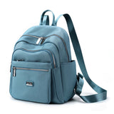 Multi-layer Women Backpacks Lightweight Student Book Bag Waterproof Nylon Travel