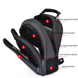 Multi-layer Zipper Backpack Men Computer Business Backpack