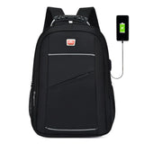 Multi-layer Zipper Backpack Men Computer Business Backpack
