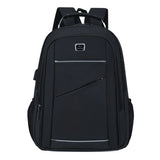 Multi-layer Zipper Backpack Men Computer Business Backpack