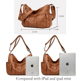 Soft Leather Shoulder Crossbody Bag Women Messenger Purses Handbags