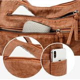 Soft Leather Shoulder Crossbody Bag Women Messenger Purses Handbags