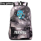 Fairy Tail Anime School Bag Teen Backpack Men Women Book Pack