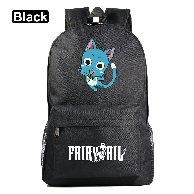Anime Fairy Tail Boy Girl School Bag Teen Backpack