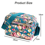 Multicolor Printed Ladies Crossbody Bag Canvas Women's Messenger Bags