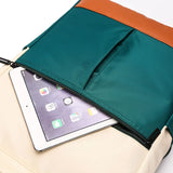 Multifunction Panelled Backpack Large Capacity School Bag