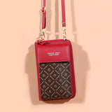 Flower Print Shoulder Bag Women's Clutch Wallet Handbag