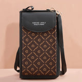 Flower Print Shoulder Bag Women's Clutch Wallet Handbag