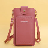 Multifunction Touch Screen Mini Shoulder Bag Woman Daily Clutch