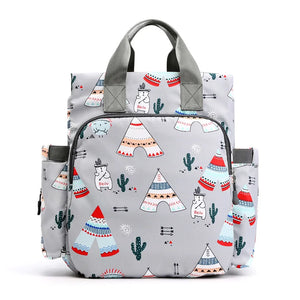Mummy Bag Baby Diaper Bags Printed Nappy Bag Large Capacity Mom Backpack