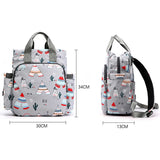 Mummy Bag Baby Diaper Bags Printed Nappy Bag Large Capacity Mom Backpack