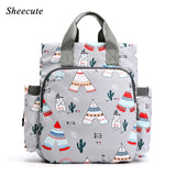 Mummy Bag Baby Diaper Bags Printed Nappy Bag Large Capacity Mom Backpack
