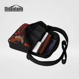 National Flag Soccers Prints Schoolbag School Bag Mini Messenger Bag for Women