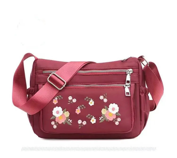 National Small Women Travel Embroidery Handbags!Hot Embossing Lady Shoulder Bag
