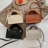 Animal Prints Handbag PU Leather Chain Strap Shoulder Bag