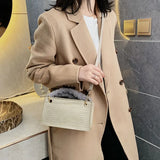 Animal Prints Handbag PU Leather Chain Strap Shoulder Bag