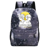 Banana Fish Waterproof Anime Women Backpack