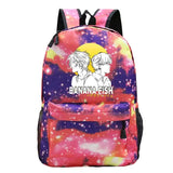 Banana Fish Waterproof Anime Women Backpack
