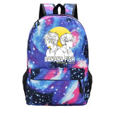 Banana Fish Waterproof Anime Women Backpack