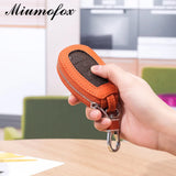 Leather Car Key Bag Men's Key Holder Mini Portable Keychain Wallet