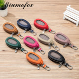 Leather Car Key Bag Men's Key Holder Mini Portable Keychain Wallet