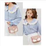 Cat Crossbody Bag with Tassel, Ladies Shoulder Small Square Bag