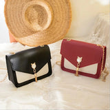 Cat Crossbody Bag with Tassel, Ladies Shoulder Small Square Bag