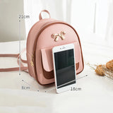 Girls' Small Backpack Mini Backless Bag Multi-Functional