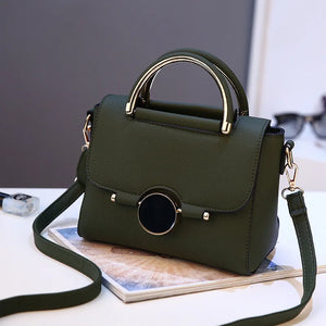 Sweet Lock Buckle Handbag Women's Crossbody Bag