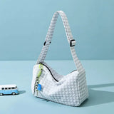 Canvas Crossbody Bag Women Shoulder Bag Daily Handbag