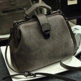 Vintage Women Doctor Bag Clutch Handbag