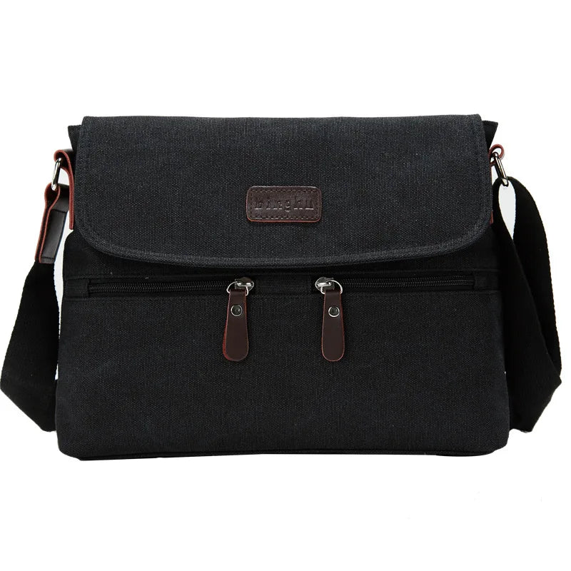 Canvas Messenger Bag Classic Retro Shoulder Bag