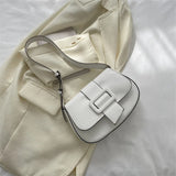 Soft Leather Shoulder Bag Women's Solid Handbag