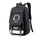 Anime Luminous Schoolbag Laptop Backpack For Teenager Boys
