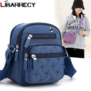 Mini Nylon Shoulder Bag for Women