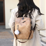 Women PU Leather Soft Shoulder Bags Backpack Daliy Shopping