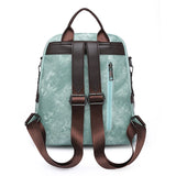 Women PU Leather Soft Shoulder Bags Backpack Daliy Shopping