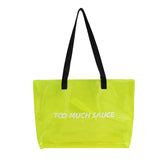 Transparent Women Bags Large PVC Handbags for Summer Beach Pool Sea