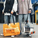 Transparent Women Bags Large PVC Handbags for Summer Beach Pool Sea