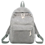 Preppy Style Corduroy Backpack for Teenage Girls